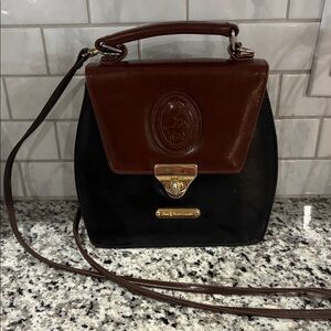 Polo by Ralph Lauren Brown and Black Crossbody Bag